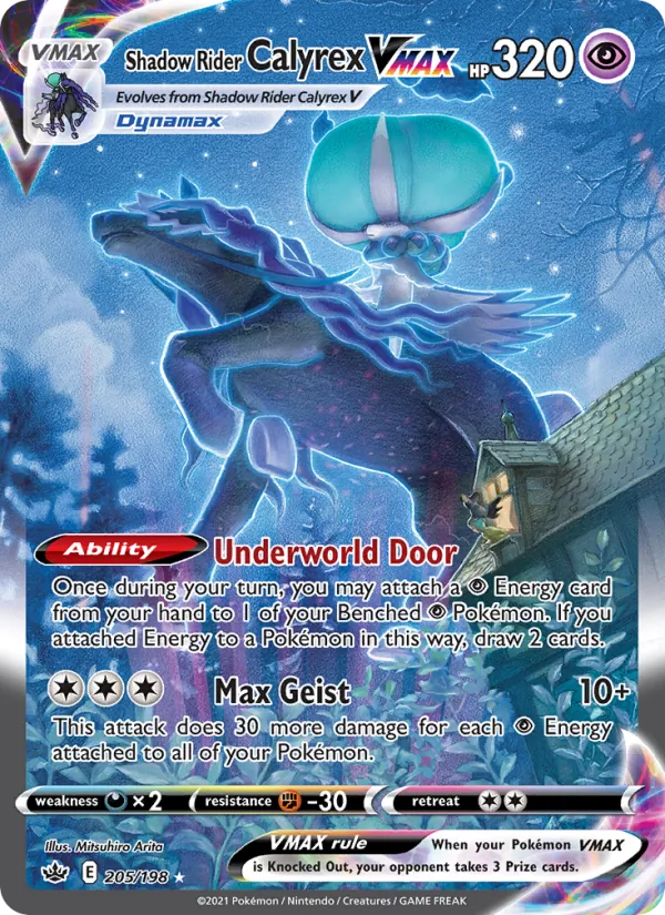 Shadow Rider Calyrex VMAX 205/198