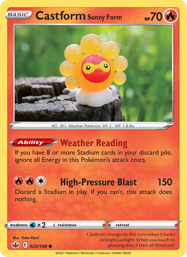 Castform Sunny Form 22/198