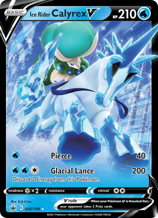 Ice Rider Calyrex V 45/198