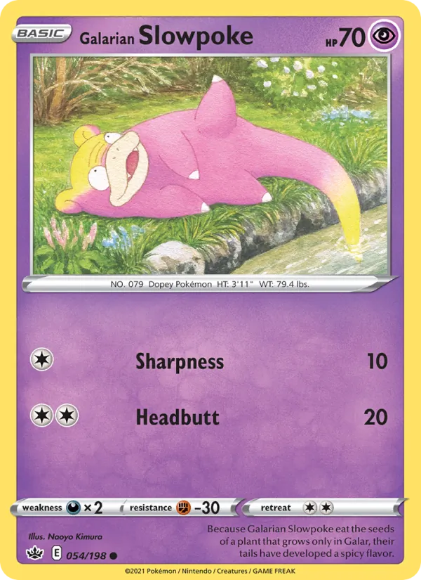 Galarian Slowpoke 54/198