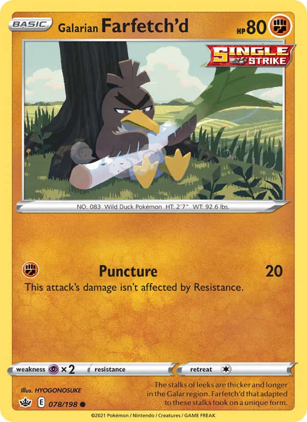 Galarian Farfetch'd 78/198