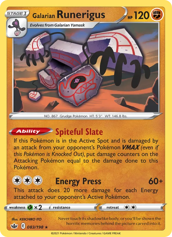 Galarian Runerigus 83/198