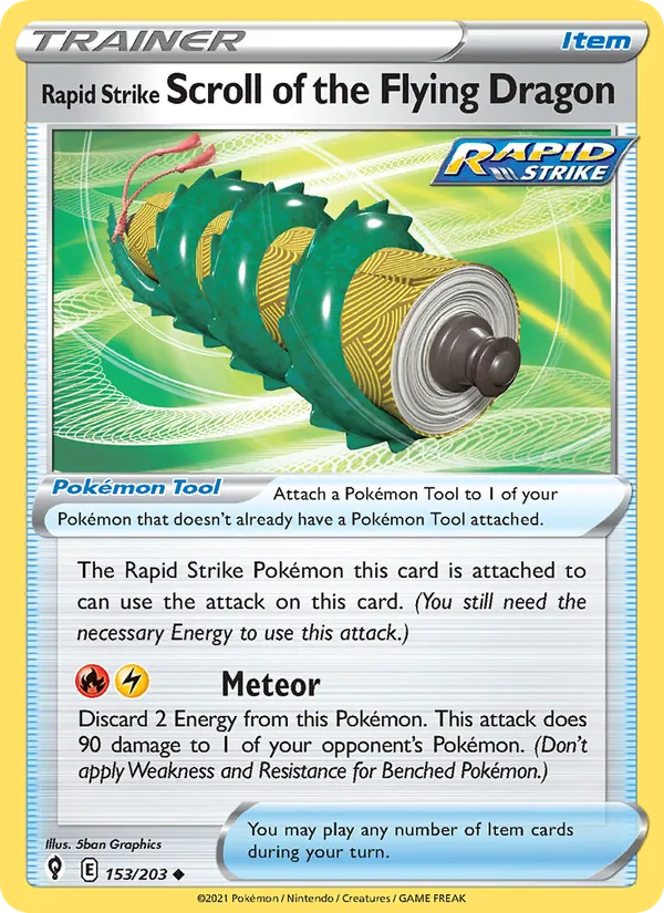 Rapid Strike Scroll of the Flying Dragon 153/203