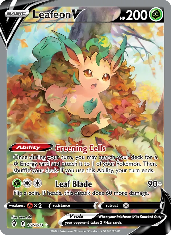 Leafeon V 167/203
