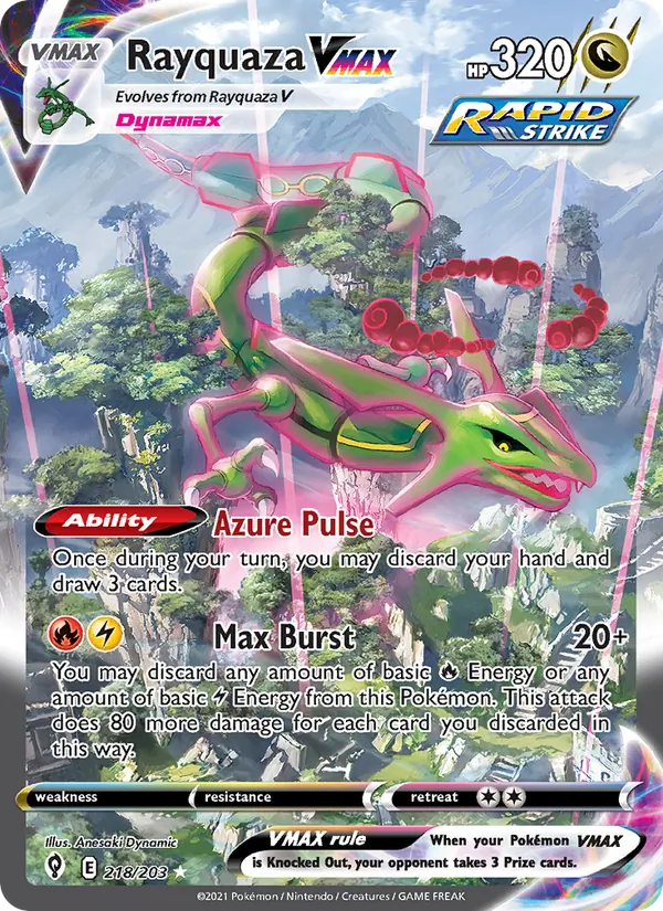 Rayquaza VMAX 218/203