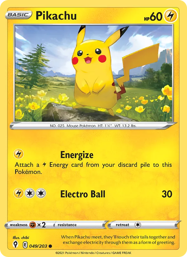Pikachu 49/203