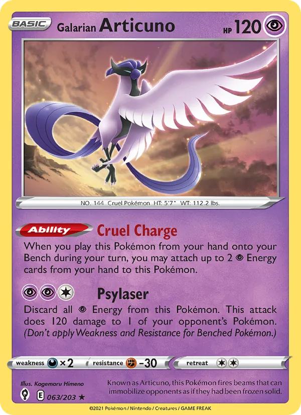 Galarian Articuno 63/203
