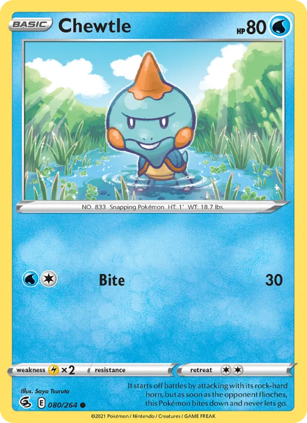 Chewtle 80/264