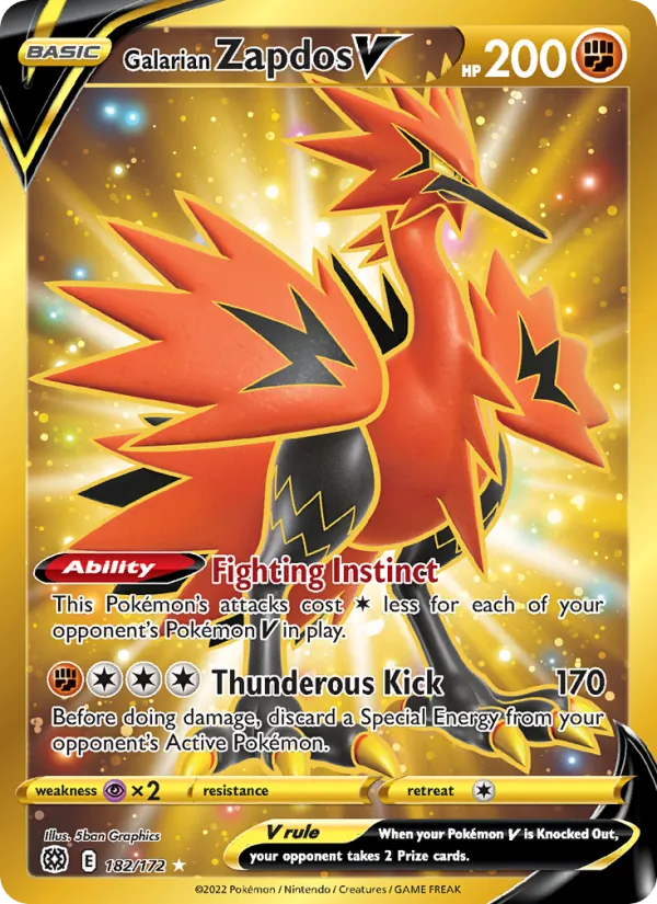 Galarian Zapdos V 182/172