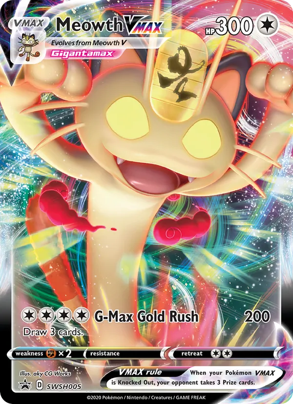 Meowth VMAX SWSH005/307