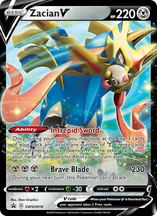 Zacian V SWSH018/307