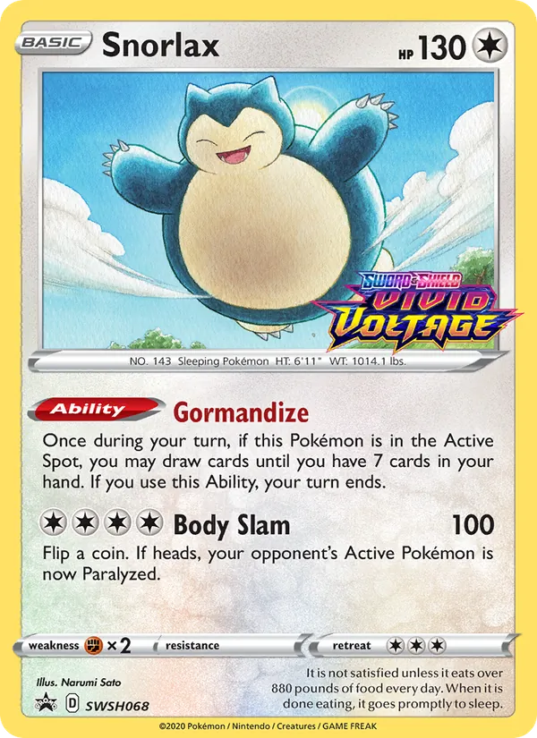 Snorlax SWSH068/307