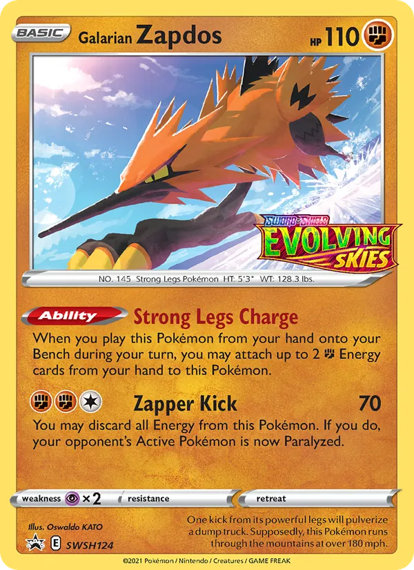 Galarian Zapdos SWSH124/307