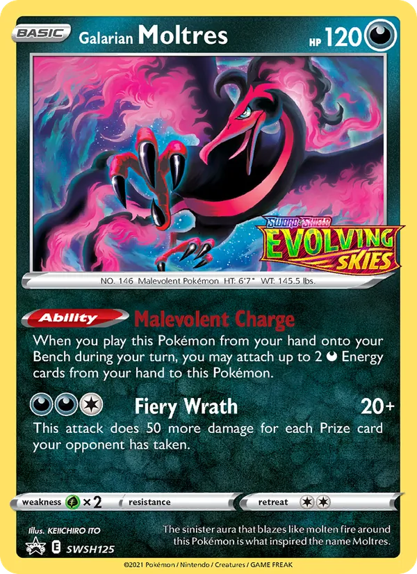 Galarian Moltres SWSH125/307
