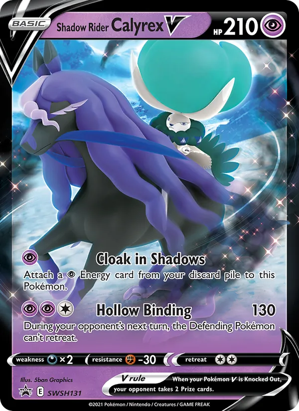 Shadow Rider Calyrex V SWSH131/307