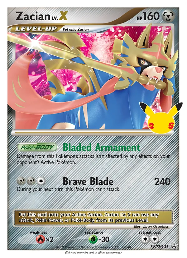 Zacian SWSH135/307