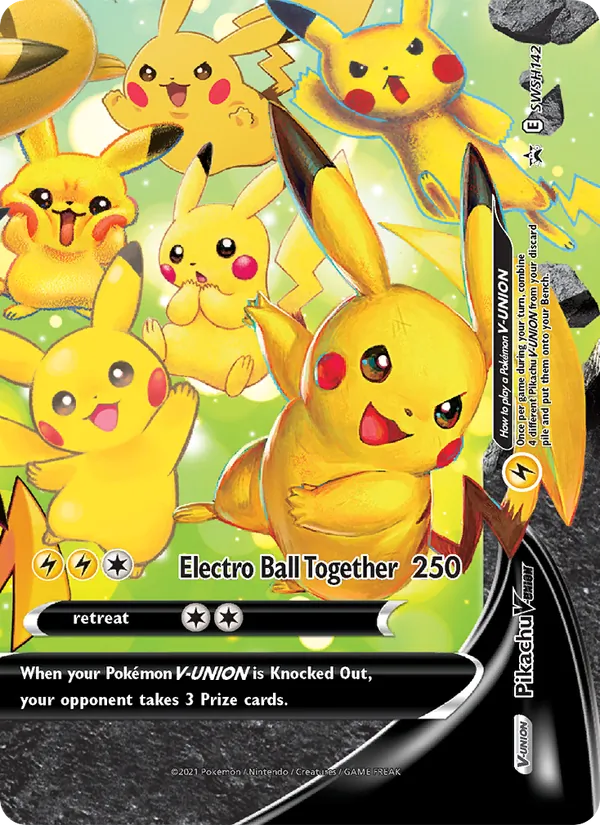 Pikachu V-UNION SWSH142/307