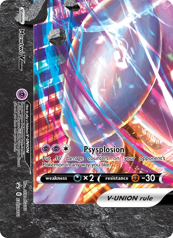 Mewtwo V-UNION SWSH161/307