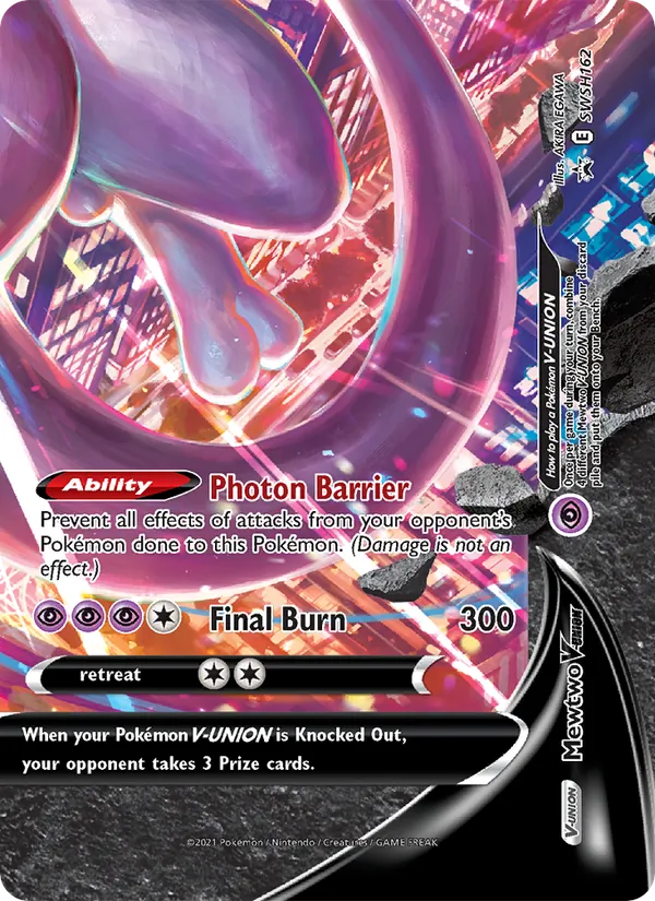 Mewtwo V-UNION SWSH162/307