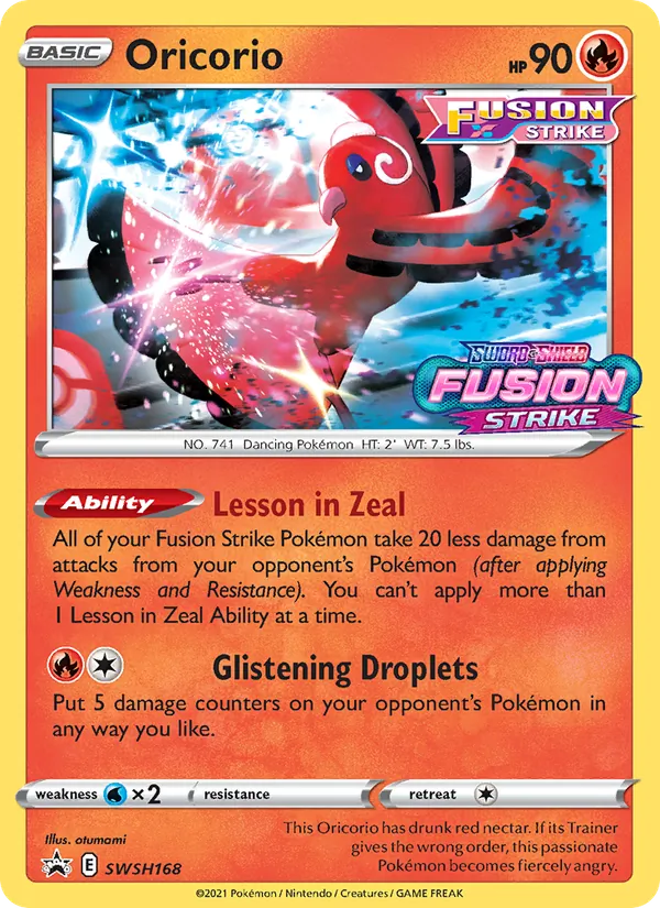 Oricorio SWSH168/307
