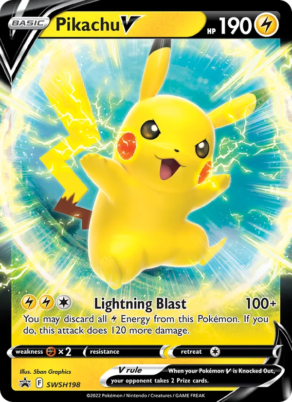 Pikachu V SWSH198/307