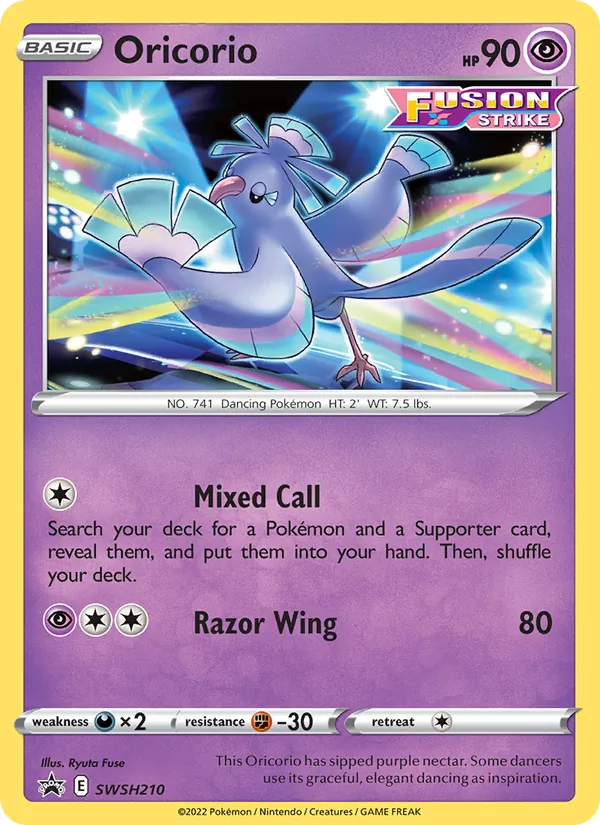 Oricorio SWSH210/307