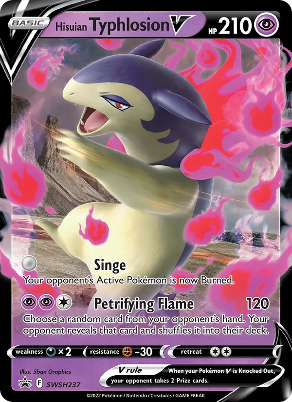 Hisuian Typhlosion V SWSH237/307