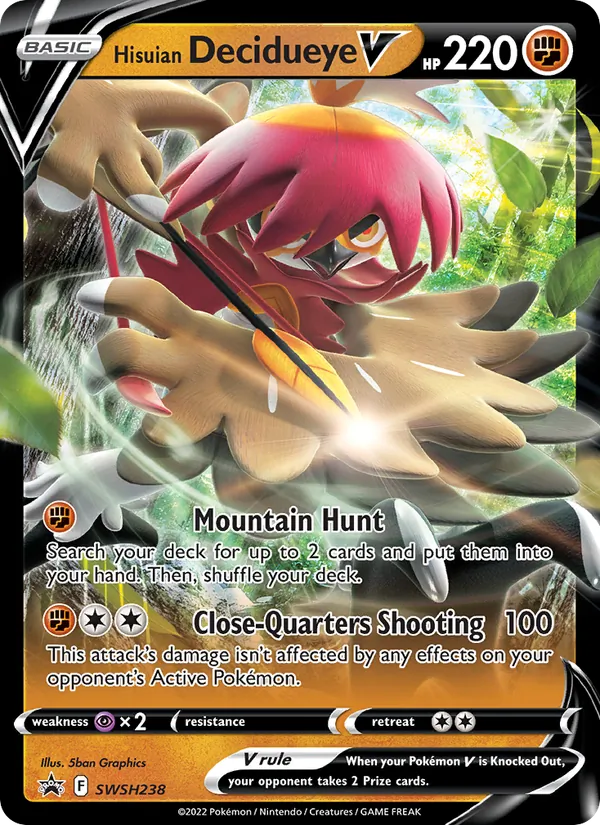 Hisuian Decidueye V SWSH238/307