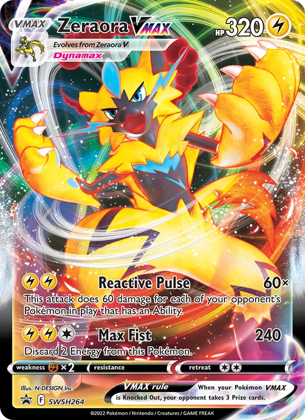 Zeraora VMAX SWSH264/307