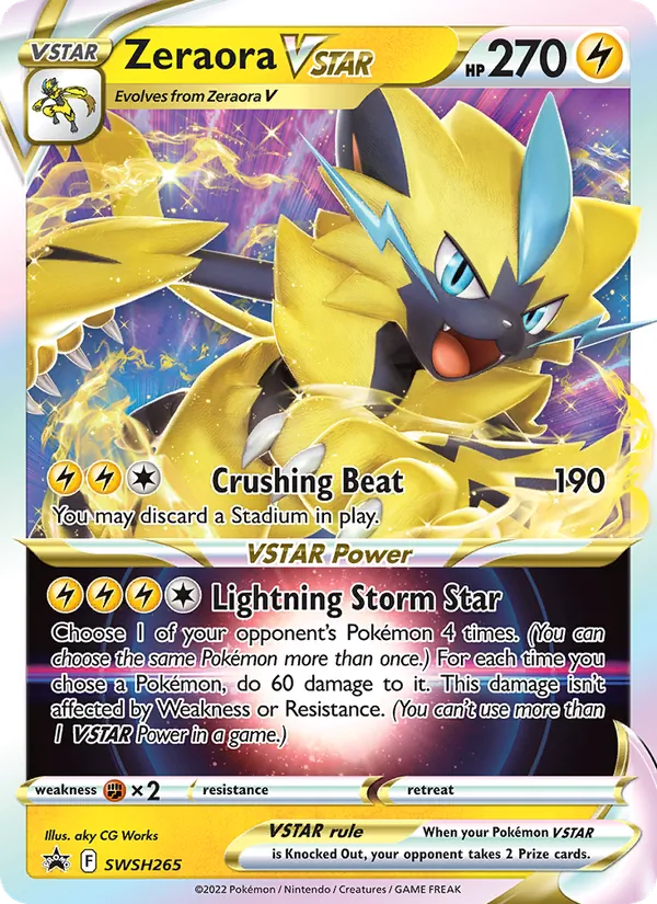 Zeraora VSTAR SWSH265/307