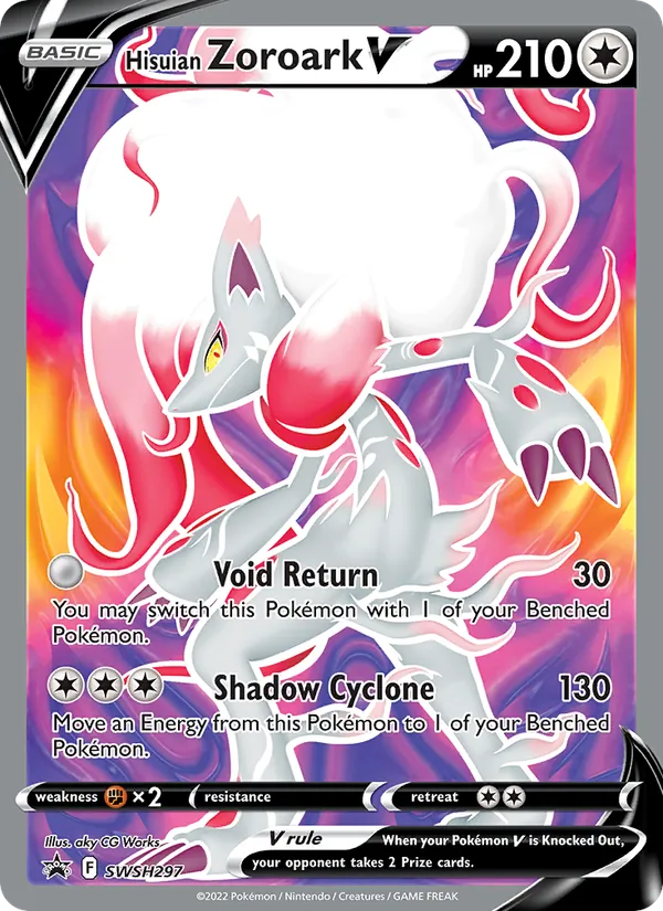 Hisuian Zoroark V SWSH297/307