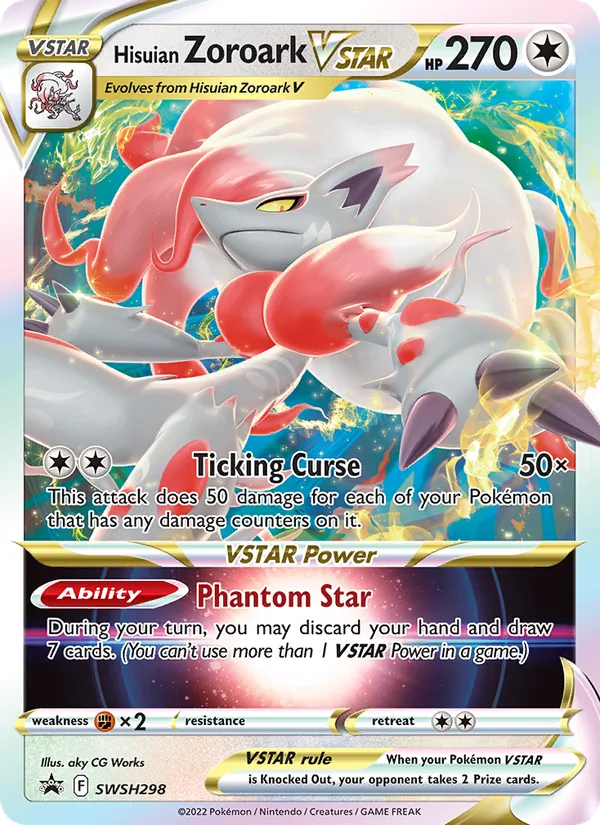 Hisuian Zoroark VSTAR SWSH298/307