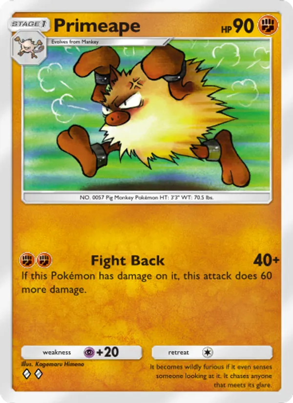 Primeape 142/226