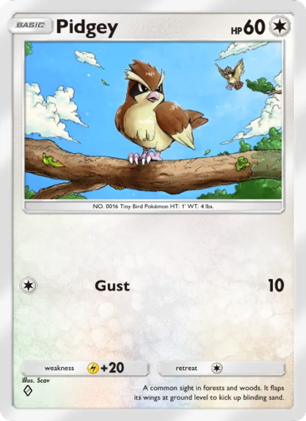 Pidgey 186/226