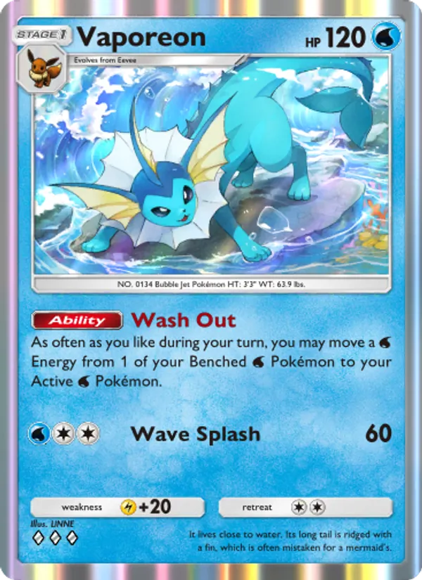 Vaporeon 019/68