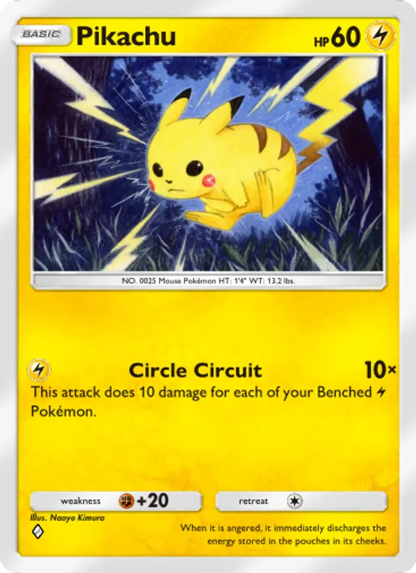 Pikachu 025/68