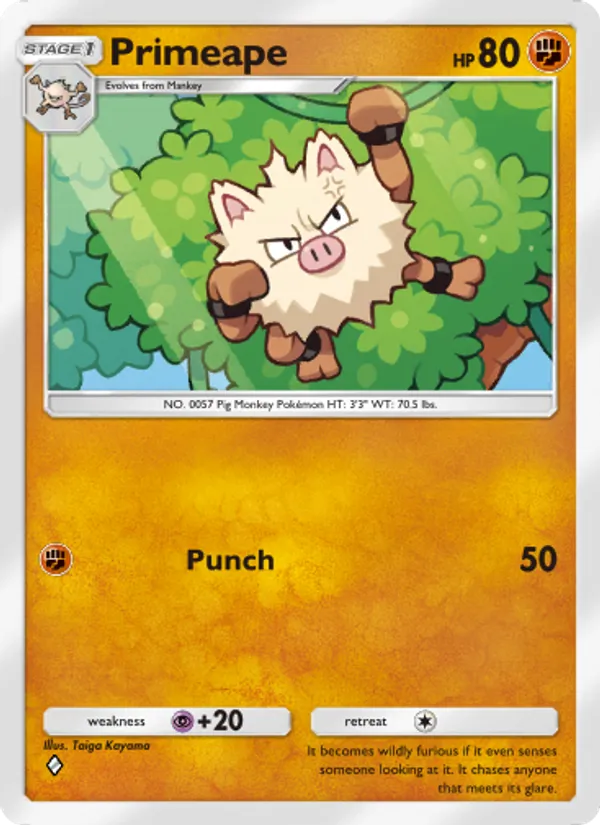 Primeape 042/68