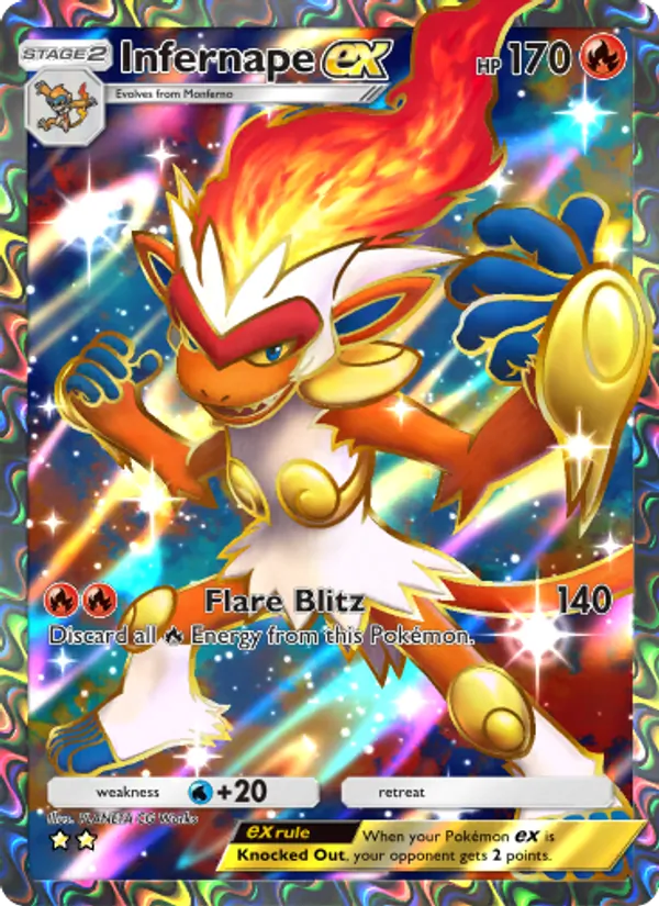 Infernape ex 181/140