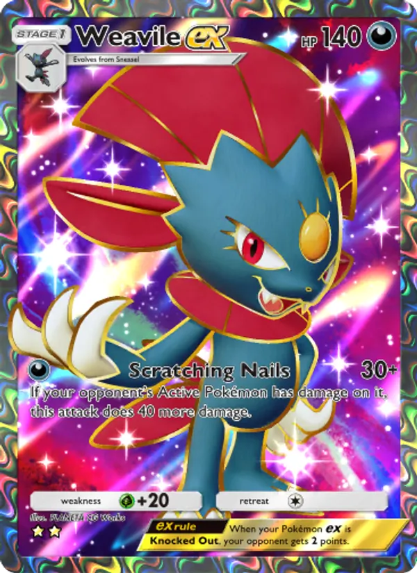 Weavile ex 186/140