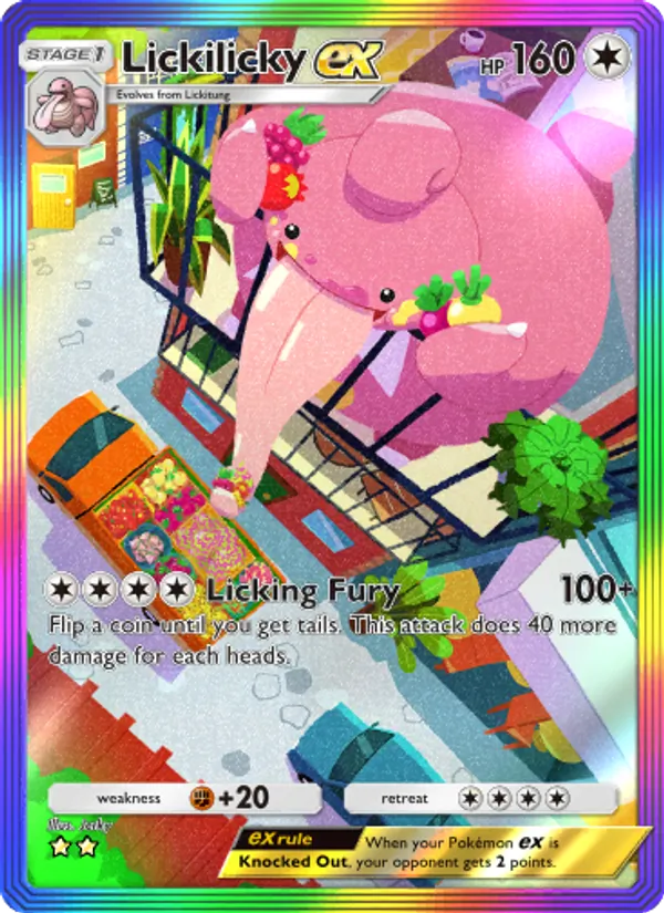 Lickilicky ex 203/140