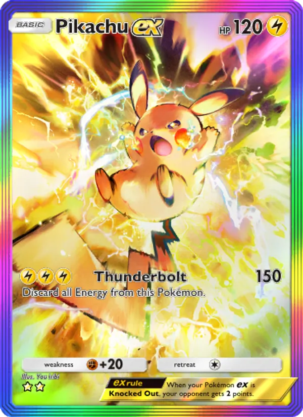 Pikachu ex 092/72