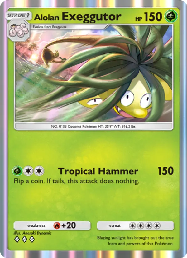 Alolan Exeggutor 002/155