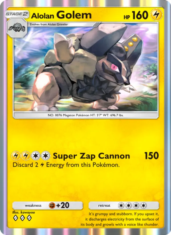 Alolan Golem 061/155