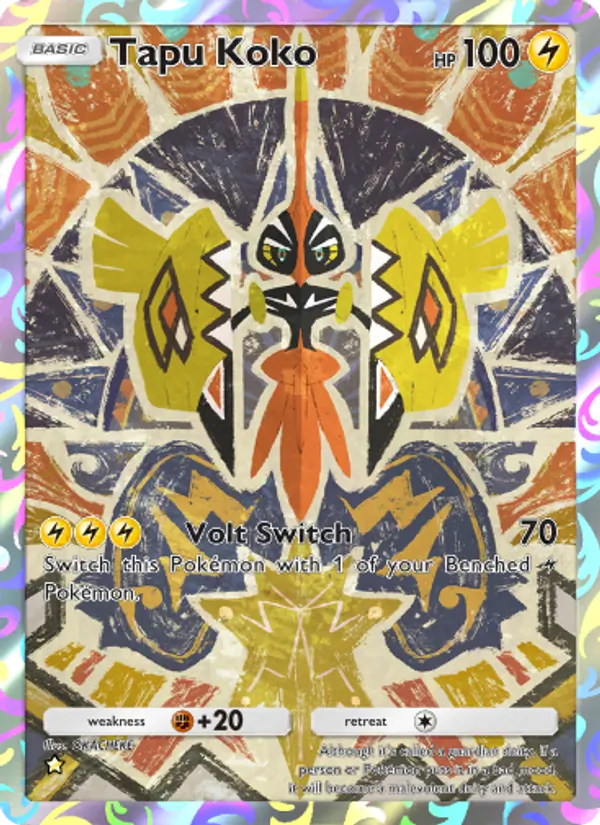 Tapu Koko 166/155