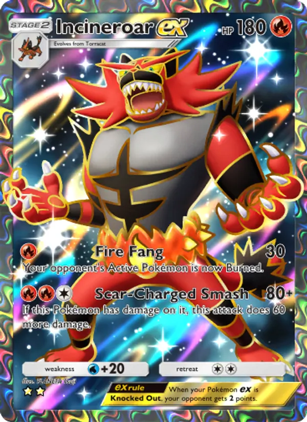 Incineroar ex 182/155