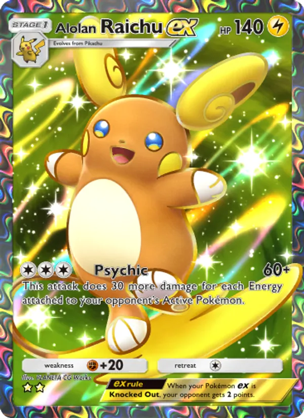 Alolan Raichu ex 185/155