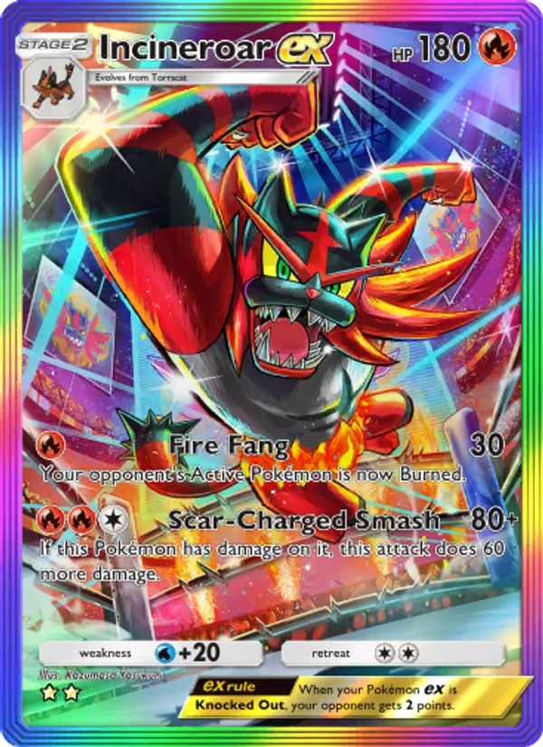 Incineroar ex 200/155