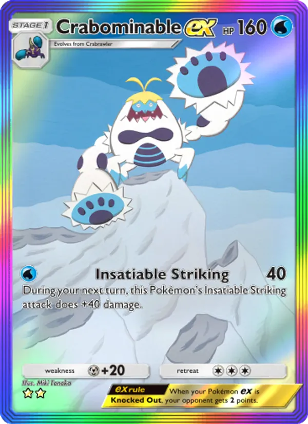 Crabominable ex 201/155