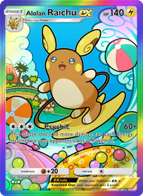 Alolan Raichu ex 203/155