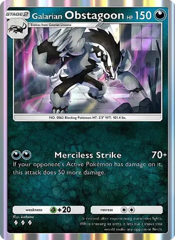 Galarian Obstagoon 100/155